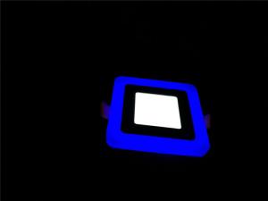 Quality Hotel Square 6 Watt Led Panel Light Super Slim Recessed Cool White + Blue wholesale