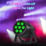 7x20w Dmx512 Led Bar Stage Lights Rgbwa-uv Led Disco Light Dj Light Bar Party