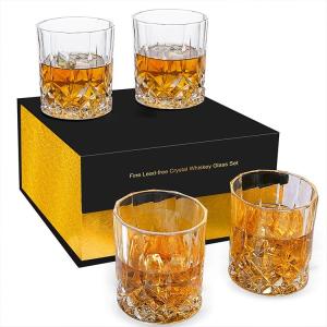 Quality Unique Gorgeous Engraved Bourbon Whiskey Decanter And Glass Luxury Gift wholesale