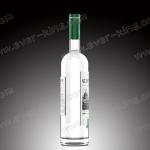 Extra Premium Flint Silk Spirits Liquor Vodka Glass Bottle