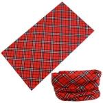 Hot sale check design tube scarf seamless tube bandana magic neck protector