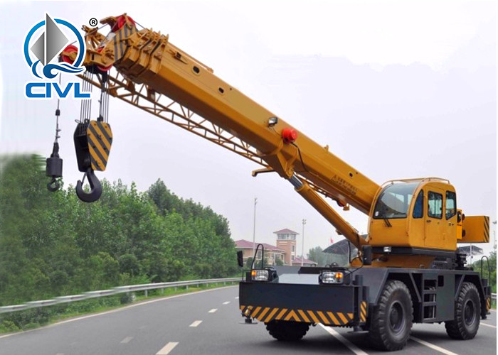 Rough Telescopic Boom Crane Vehicle Crane All Terrain 25t New Off-Road Tire Crane Rt25 190HP Engine