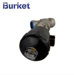Plastic Pneumatic Cylinder SS316 Pn25 Angle Seat Valve Thread Connection