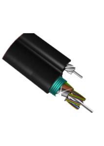 Quality G652D Self Supporting Fiber Optic Cable , GYFTC8S ROSH 24 Fibers Figure Eight Cable wholesale