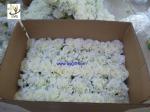 UVG fashionable artificial flower mat carpet in roses and hydrangeas for wedding
