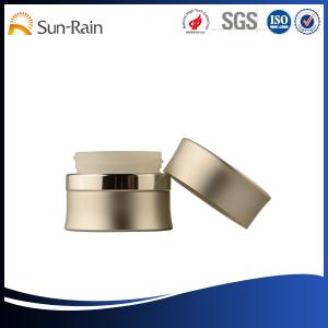 Quality 15g 30g 50g Shiny silver aluminum Plastic Cosmetic Jars , empty makeup jars wholesale