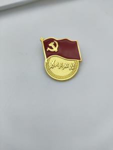 Quality Multioccasion Metal Brooch Pin , Colour Filling Communist Enamel Pin wholesale