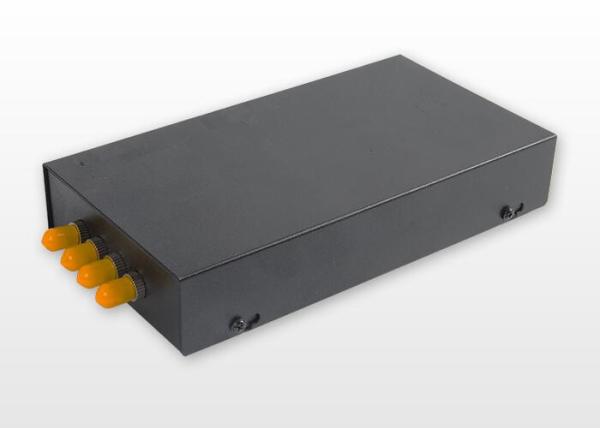 ST SM Metal Fibre Distribution Frame , 4 Port 4 Core Optical Fiber Termination