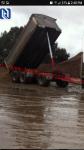 336hp Red Left Hand Drive Dump Truck 6x4 Sinotruk Howo7 Brand URO II Emission
