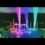 100 meters high pressure nozzle fountain outdoor dancing fountains