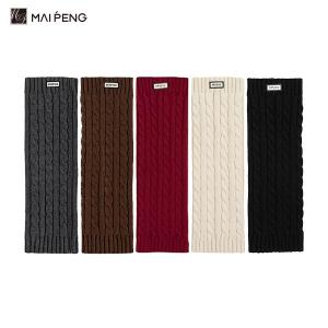 Quality Winter Trendy Women Leg Warmers Woven Labels Cable Knit Leg Warmers Socks wholesale