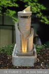 Lighted Ornament Sandstone Water Fountain