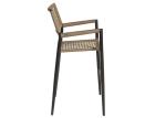 100% Handmade Waterproof Rope High Armchair Outdoor Bar Furniture