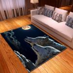 Animal Art Living Room Floor Carpets Flexible Bedroom Runner Rugs