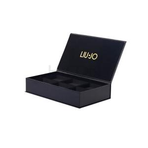 China Cardboard Display Retail Watch Display Box Black Watch Display Case on sale