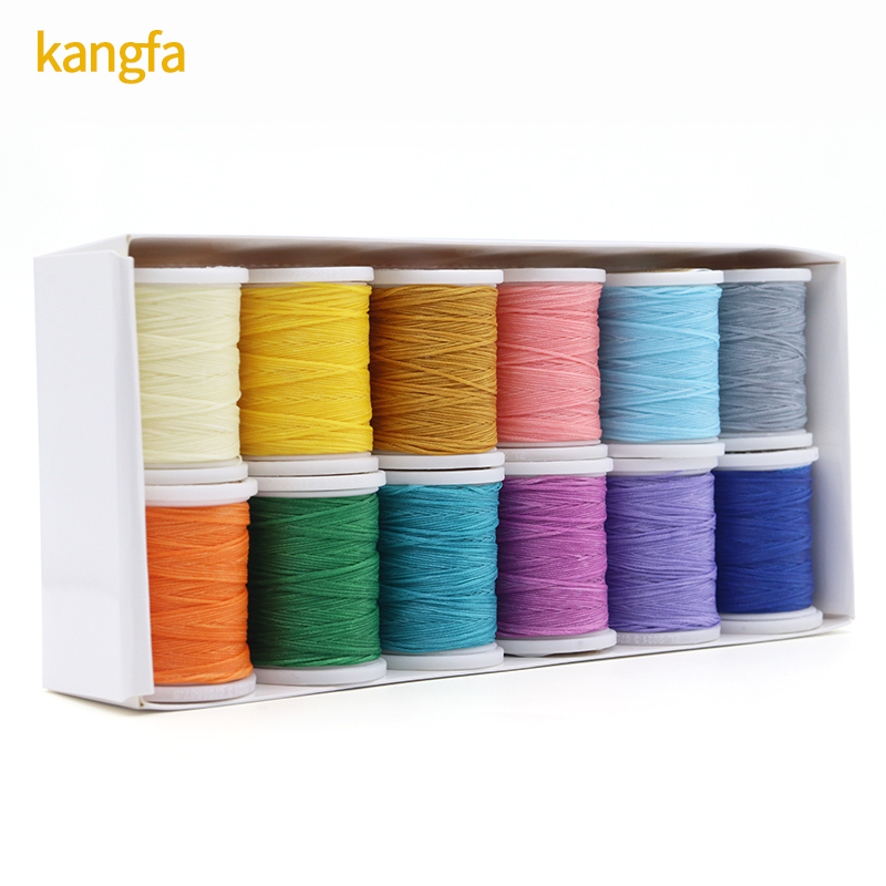 Crochet Bracelet Thread 0.8mm Strong and Durable Spun Wax Thread for Hand-stitched Knitting