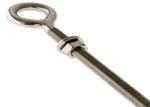 M18 Custom Stainless Steel SS 304 316 316L Polish Plain Finish Eye Hook Metal