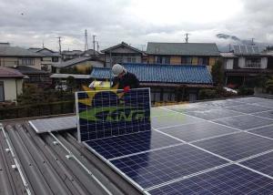 Quality 1200mm~5500mm Flat Roof Solar Racking Anodizing 12um wholesale