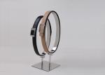 Mirror Finished Stainless Steel Metal Belt Display Stand / Belt Display Hanger