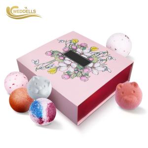Quality 3.5 OZ Essential Oil Bath Bomb Gift Sets With Sea Salt wholesale
