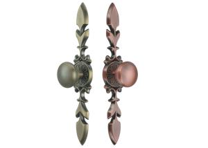Quality knob style zinc alloy entry sliding Door Pull Handles for a wood door / glass door wholesale