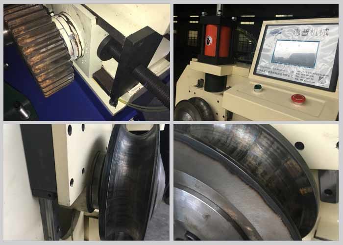 Semi Automatic Pipe Rounding Machine Three Roller Drive Compact Structure