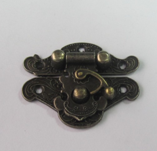Zinc Alloy metal lock for cigar box