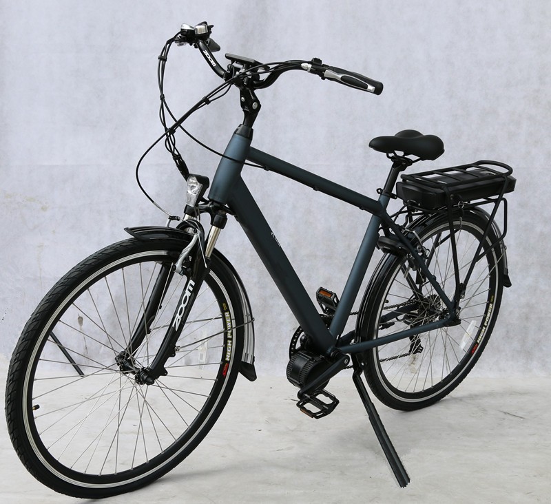 250W 8Fun Mid Drive Electric Bike 28 Inch With 36V 10AH Lithium Battery