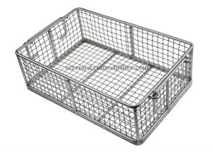 Quality 316 316L Polishing Metal Wire Basket For Storage / Washing / Drying wholesale