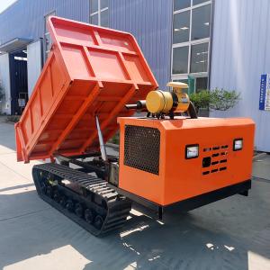 Quality Hydraulic Truck Dumper 4 Tons Crawler Carrier Mini Dumper Loading wholesale