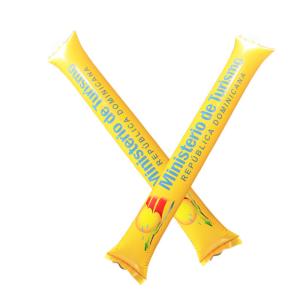 Quality Football Game Cheer Sticks 60*10cm PE Logo Customized Sports Supplies wholesale