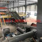 500KG/H 80KW Traction Horizontal Brass Rod Cutting Machine