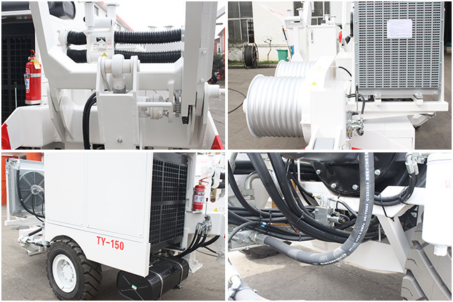 Power Line Stringing Equipment TY150 Hydraulic Puller German Rexroth Hydraulic Motor