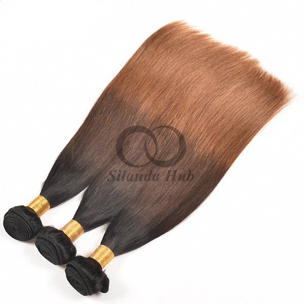 #T1B/4/30 Straight Remy Human Hair Bundles Sew In Weave Bundles Brazilian Bundle Deals