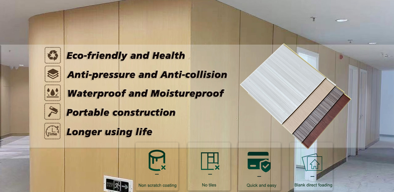 10mm Interior External Pvc Cladding Square Wood Effect Pvc Wall Panels