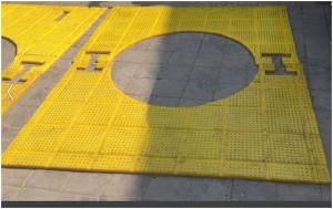 Quality Anti Skid Polyurethane Rubber ZP275 Rig Floor Mats wholesale