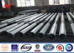 Distribution Line 9m 5.5mm Tubular Steel Pole With FRP