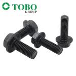 DIN6921 Flange Bolt Factory Produces Carbon Steel Black High Strength 4.8/8.8/10