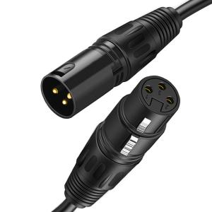 Quality OEM HiFi Microfono Microphone 3 PIN XLR Connector Audio Jack Male To XLR Female DMX Cable wholesale