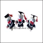 Promotion plush teddy college graduation bears doll toy