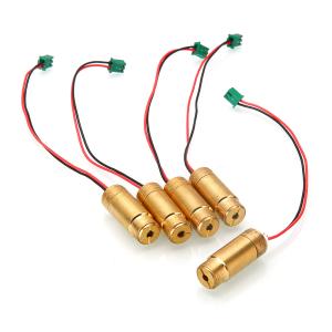 Quality Brass 5V RGB 100mw Green Laser Diode Module wholesale