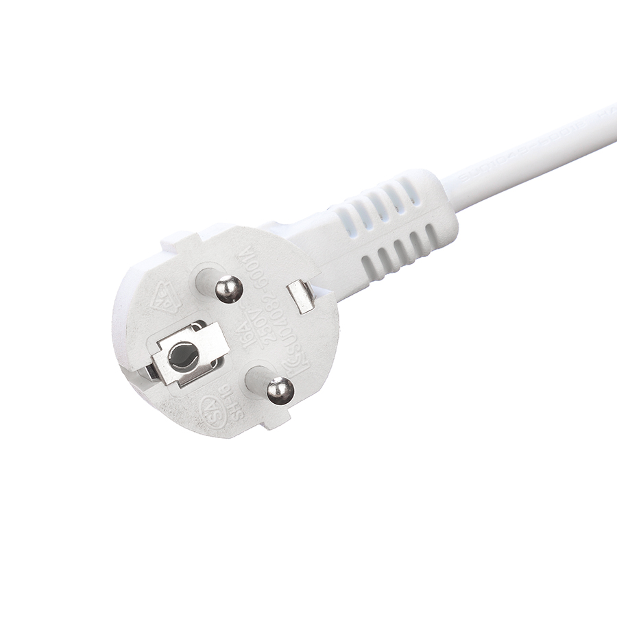 Korea KC Standard 2 Pin Insulation Protection Extension Cord with Earth Grounding Cable Specification H05VV-F/H05RN-F 3x0.75-1.5MM2