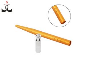 Quality Ombre Effect Light Yellow Manual Tattoo Pen Permanent Makeup Eyebrow Tattoo Hand Tool wholesale