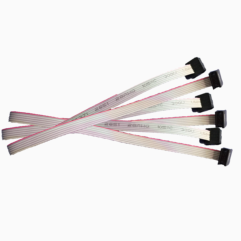 FC 10P FC 20P 2.54mm Custom Made Wiring Harness IDC Flat Terminal