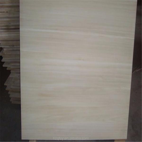 end Furniture Interior Decoration Paulownia Wood Board Natural Solid Wood for