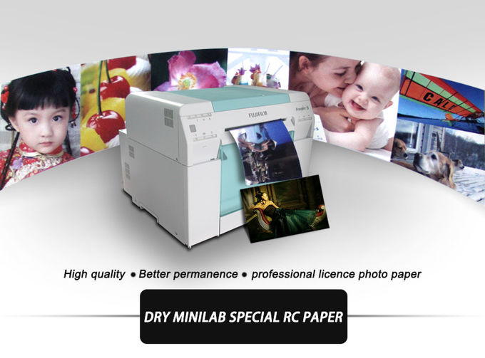 Dry Minilab 240gsm Photo Paper Inkjet Paper Woven Silky Warm White
