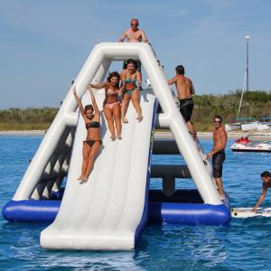 Quality Hot air welded Aquaglide Jungle Joe 2 / Inflatable Water Toys For Water Park wholesale