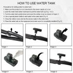 480 Degrees 2 In 1 Steam Nano Titanium Plate Hair Straightener For Salon