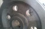Finished Travelling Wheels Alloy Steel Castings With HRC40 Hardness