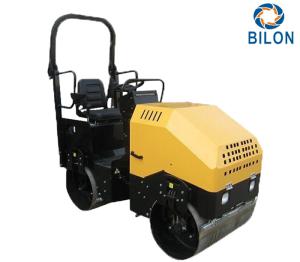 Quality Unique 1 Ton Full Hydraulic Compactor Vibratory Roller Electric Start - Up wholesale